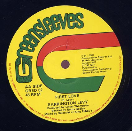 Barrington Levy ~ Too Poor / First Love (Vinyl) - Djungel & Jazz