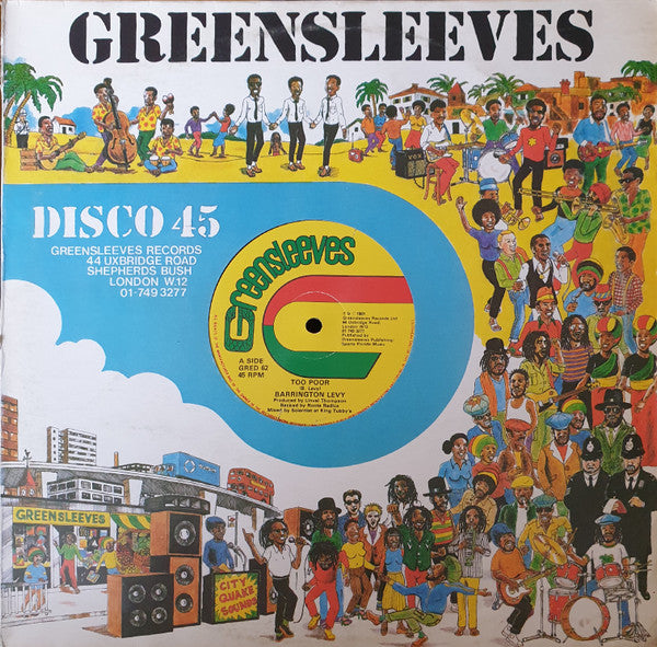 Barrington Levy ~ Too Poor / First Love (Vinyl) - Djungel & Jazz