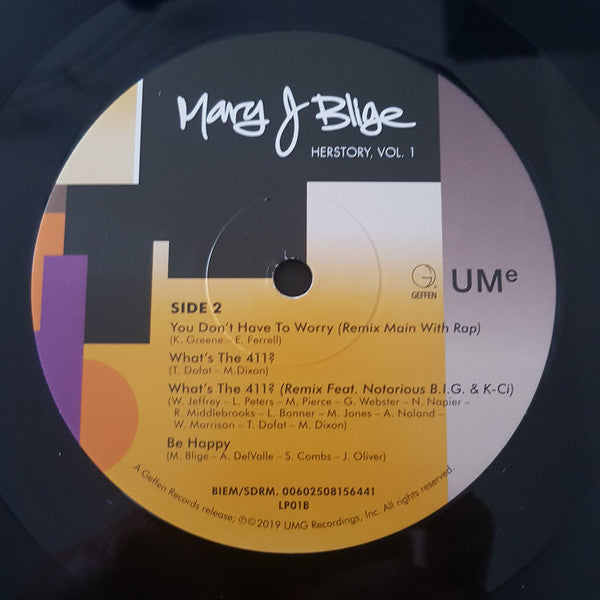 Mary J. Blige ~ HERstory, Vol. 1 (Vinyl) - Djungel & Jazz