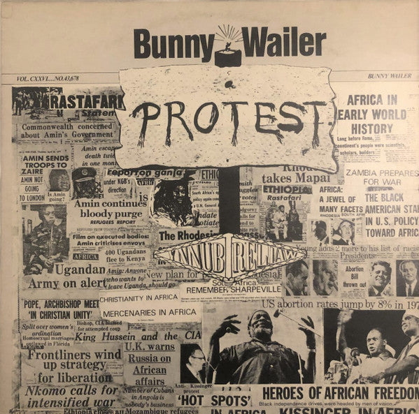 Bunny Wailer : Protest (LP, Album)