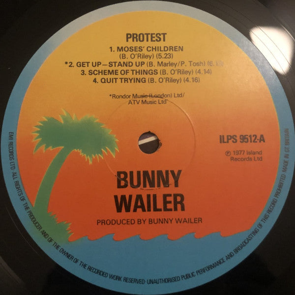 Bunny Wailer : Protest (LP, Album)