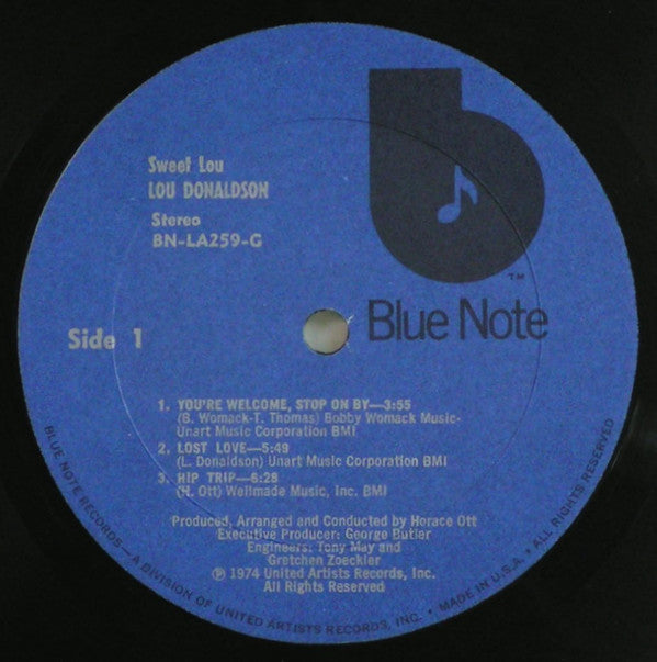 Lou Donaldson : Sweet Lou (LP, Album)