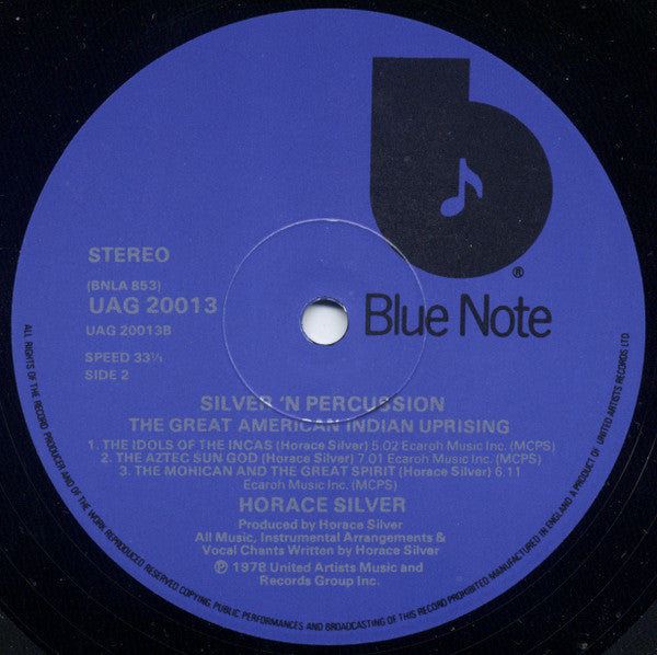 Horace Silver ~ Silver 'n' Percussion (Vinyl) - Djungel & Jazz