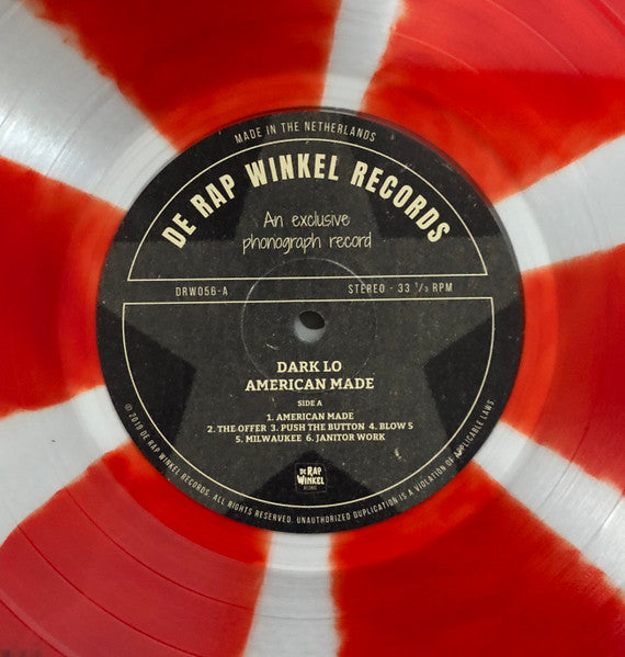 Dark Lo : American Made (LP, Album, Ltd, Num, Red)