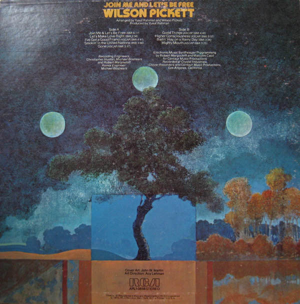 Wilson Pickett ~ Join Me And Let's Be Free (Vinyl) - Djungel & Jazz