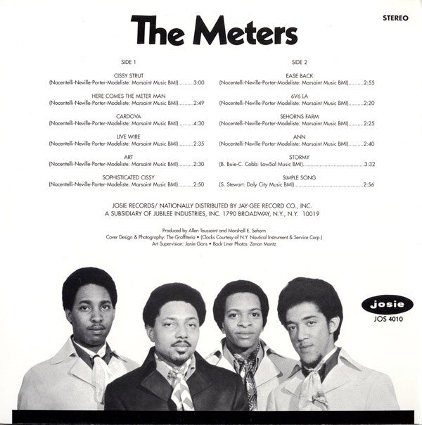 The Meters : The Meters (LP, Album, RE, 180)
