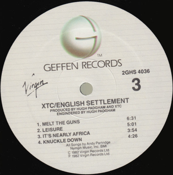 XTC : English Settlement (2xLP, Album, RE, Spe)