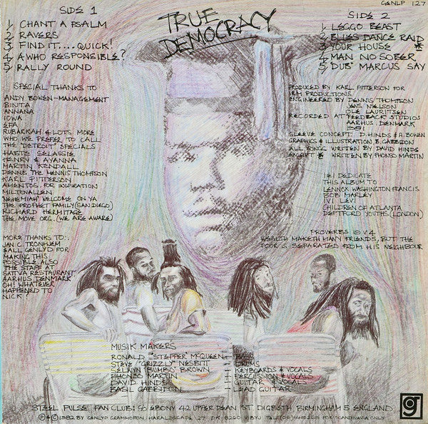 Steel Pulse ~ True Democracy (Vinyl) - Djungel & Jazz