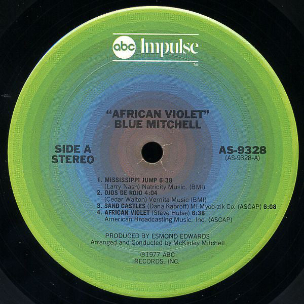 Blue Mitchell ~ African Violet (Vinyl) - Djungel & Jazz