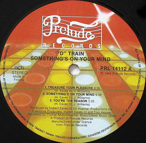 D-Train ~ Something's On Your Mind (Vinyl) - Djungel & Jazz