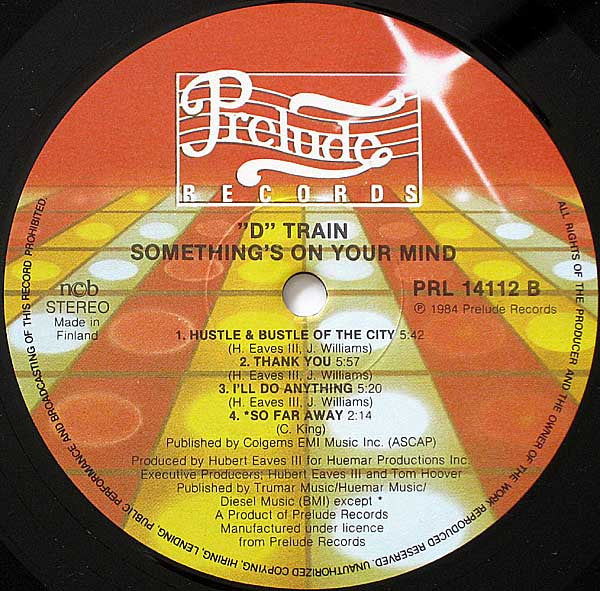 D-Train ~ Something's On Your Mind (Vinyl) - Djungel & Jazz