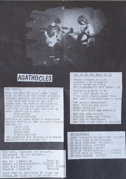 Smegma / Agathocles ~ Let There Be Snot! / Agathocles (Vinyl) - Djungel & Jazz