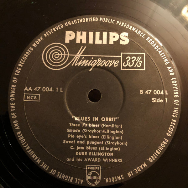 Duke Ellington : Blues In Orbit (LP, Album, Mono)