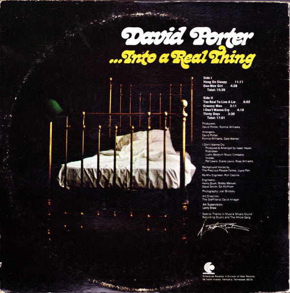 David Porter ~ ...Into A Real Thing (Vinyl) - Djungel & Jazz