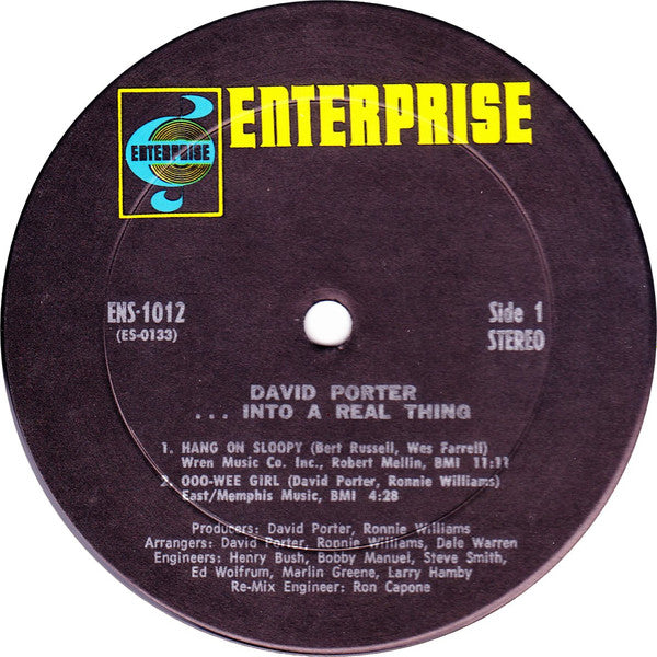 David Porter ~ ...Into A Real Thing (Vinyl) - Djungel & Jazz