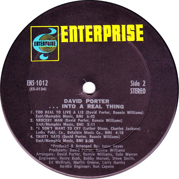 David Porter ~ ...Into A Real Thing (Vinyl) - Djungel & Jazz