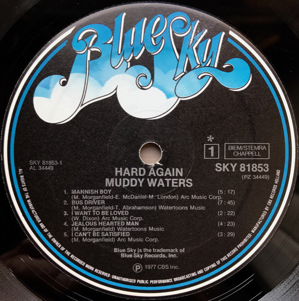 Muddy Waters ~ Hard Again (Vinyl) - Djungel & Jazz