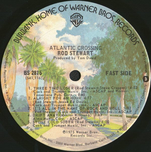 Rod Stewart ~ Atlantic Crossing (Vinyl) - Djungel & Jazz
