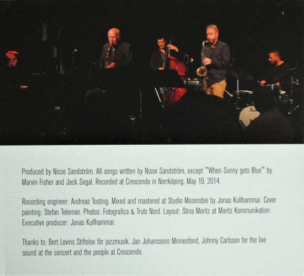 Nisse Sandström Quintet ~ Live At Crescendo (Vinyl) - Djungel & Jazz