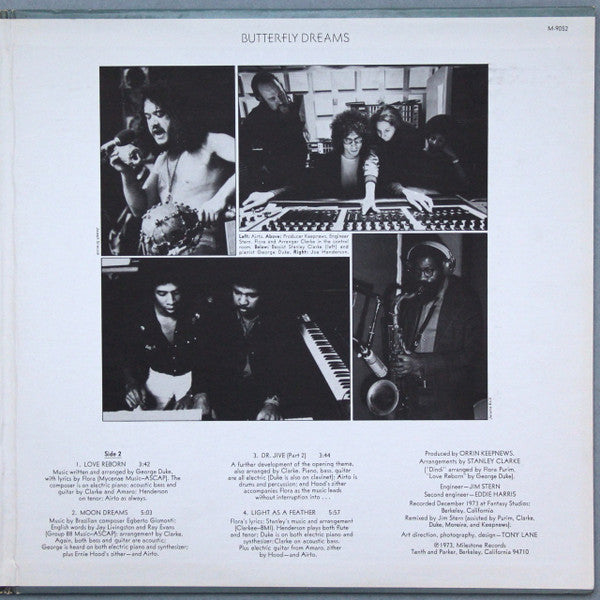 Flora Purim : Butterfly Dreams (LP, Album, Pit)