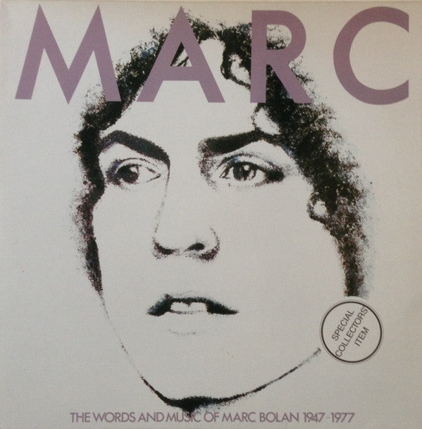 Marc Bolan : The Words And Music Of Marc Bolan 1947 - 1977 (2xLP, Comp)