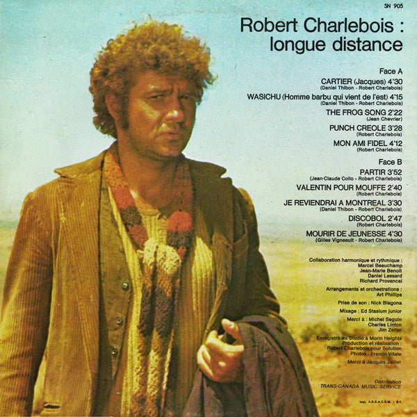 Robert Charlebois ~ Longue Distance (Vinyl) - Djungel & Jazz