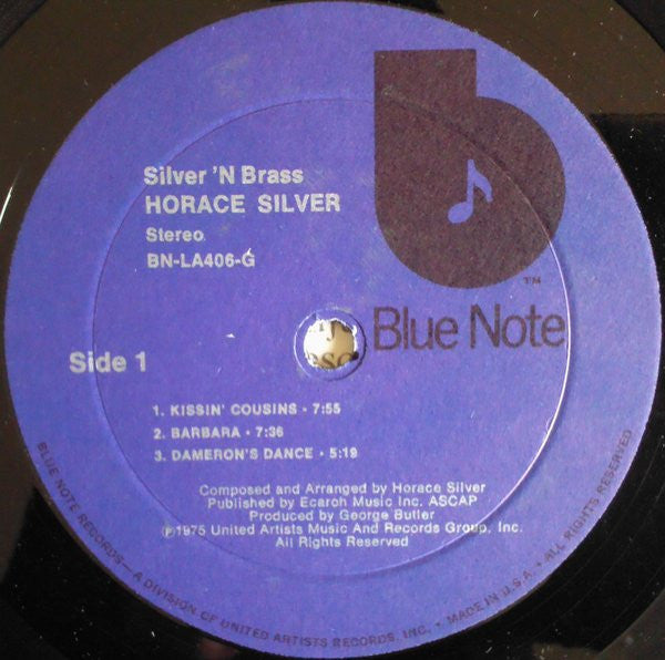 Horace Silver ~ Silver 'N Brass (Vinyl) - Djungel & Jazz