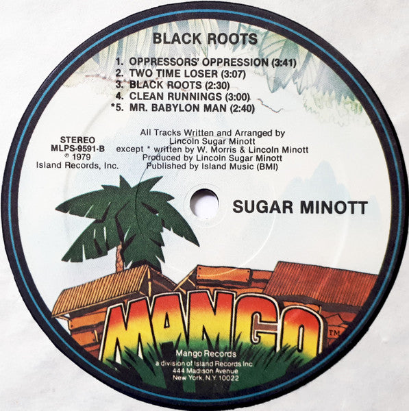 Sugar Minott : Black Roots (LP, Album)
