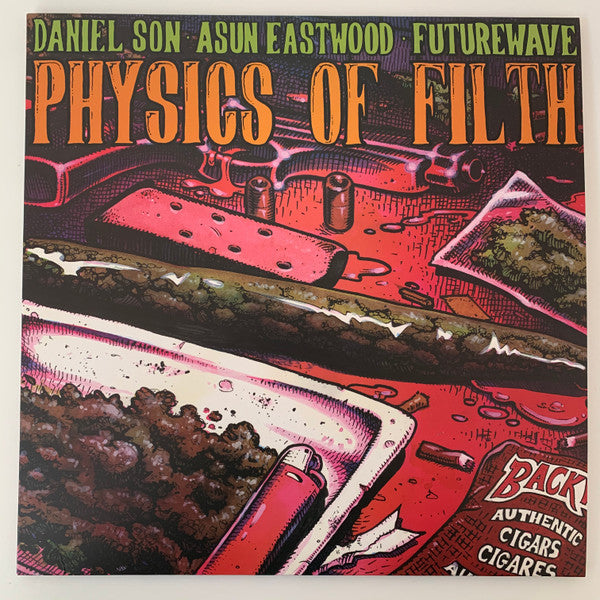Daniel Son (2), Asun Eastwood, Futurewave (2) : Physics Of Filth (LP, Album, Ltd, Num, Red)