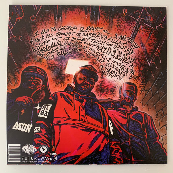 Daniel Son (2), Asun Eastwood, Futurewave (2) : Physics Of Filth (LP, Album, Ltd, Num, Red)
