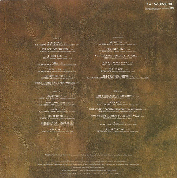 The Beatles ~ Love Songs (Vinyl) - Djungel & Jazz