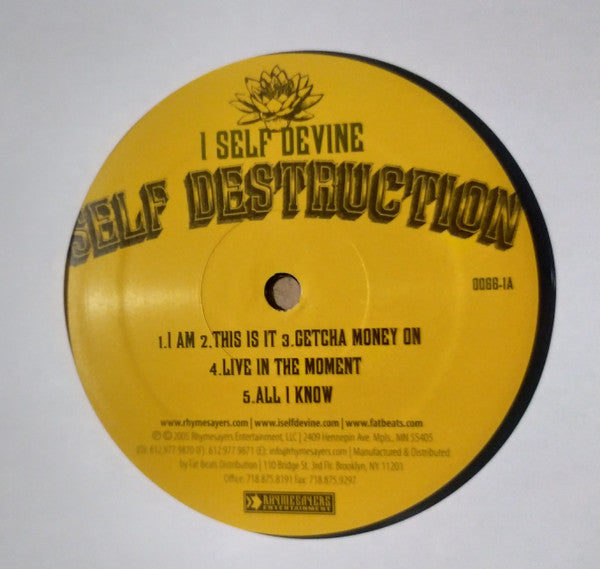 I Self Devine : Self Destruction (2xLP, Album)