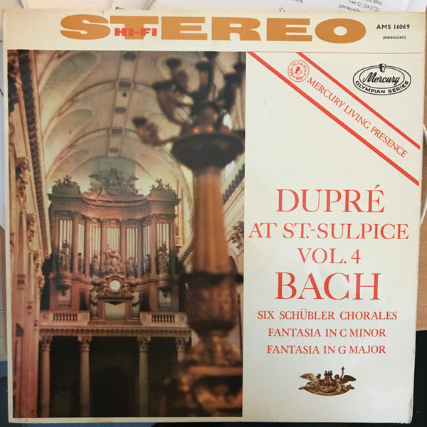 Marcel Dupré ~ Marcel Dupré At Saint-Sulpice Volume 4 (Vinyl) - Djungel & Jazz
