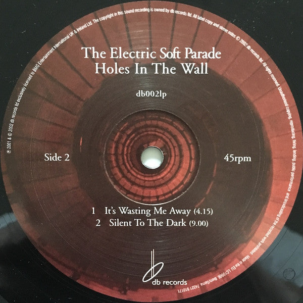 The Electric Soft Parade : Holes In The Wall (2xLP, Album, Num)