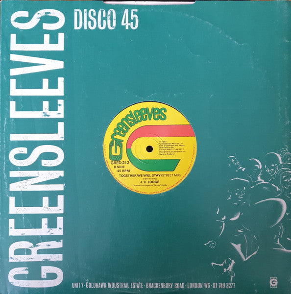 JC Lodge : Together We Will Stay (12")