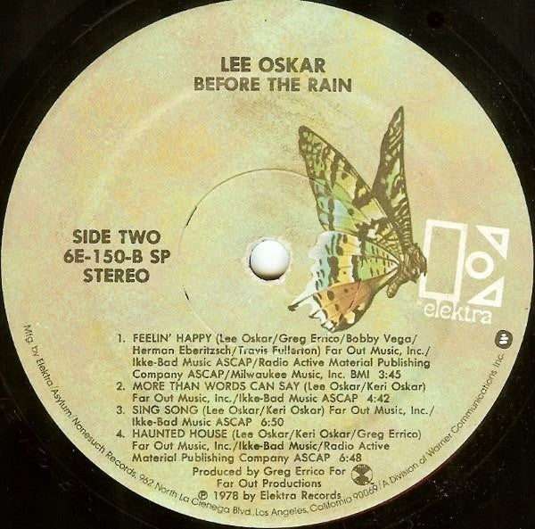 Lee Oskar ~ Before The Rain (Vinyl) - Djungel & Jazz