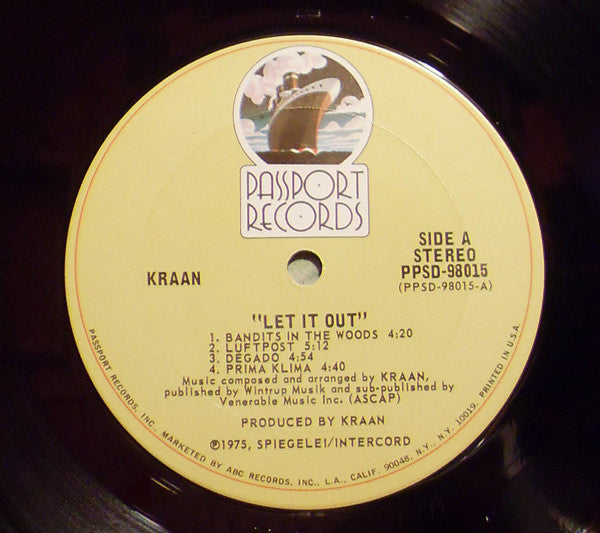 Kraan ~ Let It Out (Vinyl) - Djungel & Jazz