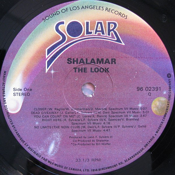 Shalamar ~ The Look (Vinyl) - Djungel & Jazz