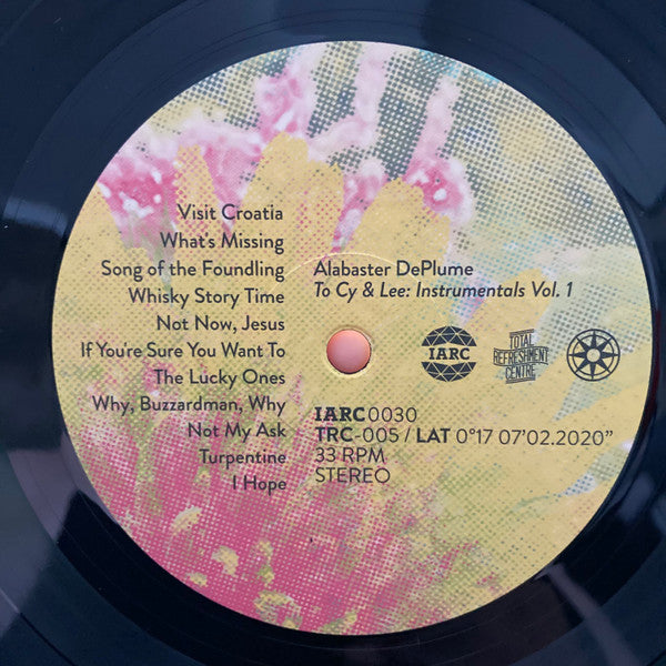 Alabaster DePlume ~ To Cy & Lee: Instrumentals Vol. 1 (Vinyl) - Djungel & Jazz