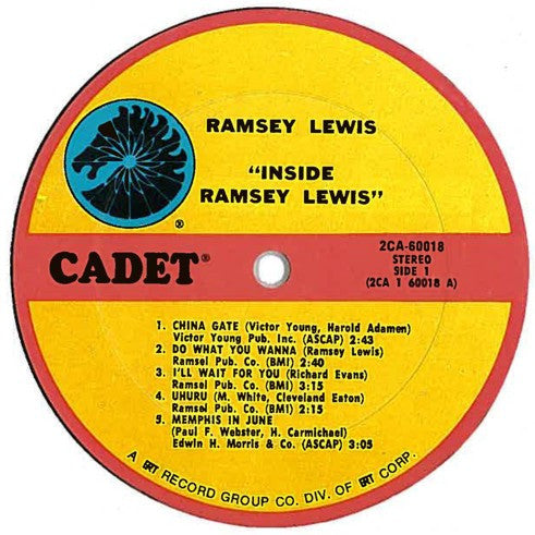 Ramsey Lewis ~ Inside Ramsey Lewis (Vinyl) - Djungel & Jazz