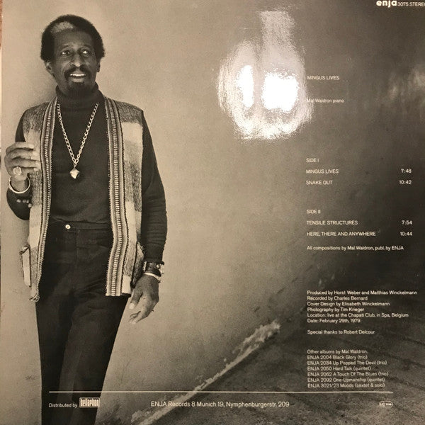 Mal Waldron ~ Mingus Lives (Vinyl) - Djungel & Jazz