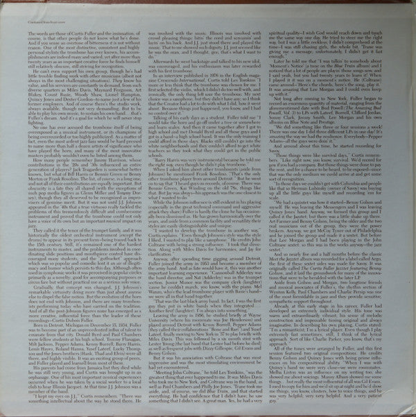 Curtis Fuller : All-Star Sextets (2xLP, Album, Comp)