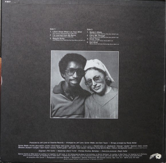 Spiders Webb ~ I Don't Know What's On Your Mind (Vinyl) - Djungel & Jazz