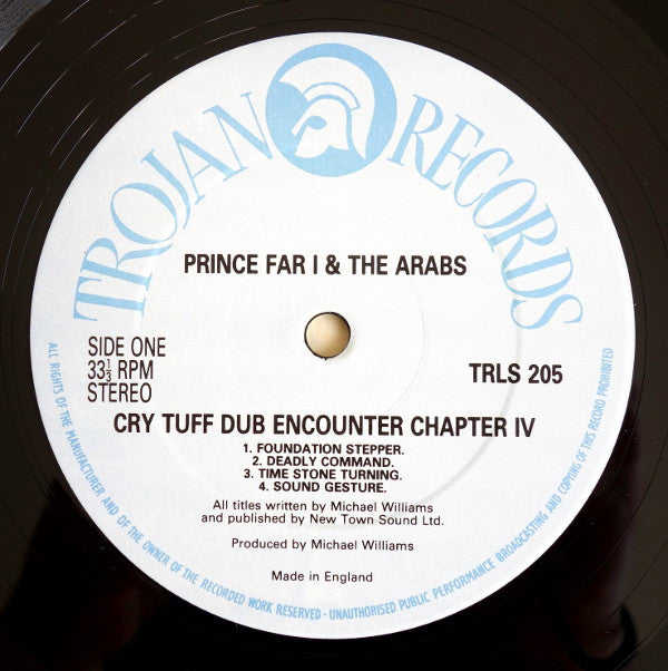 Prince Far I & The Arabs : Cry Tuff Dub Encounter Chapter IV (LP, Album)
