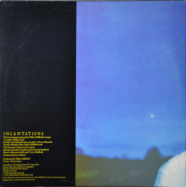 Mike Oldfield ~ Incantations (Vinyl) - Djungel & Jazz