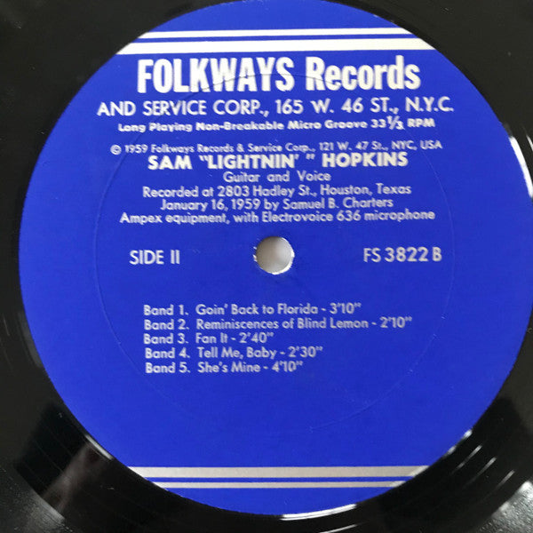 Lightnin' Hopkins ~ Lightnin' Hopkins (Vinyl) - Djungel & Jazz