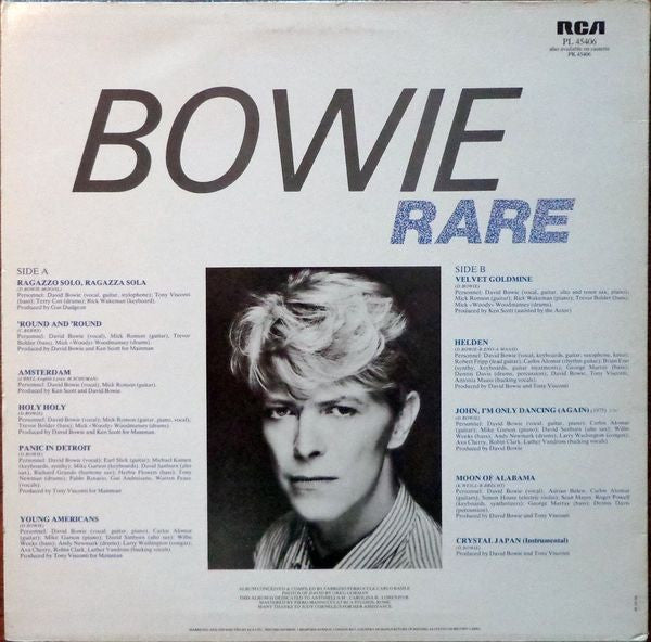 Bowie ~ Rare (Vinyl) - Djungel & Jazz
