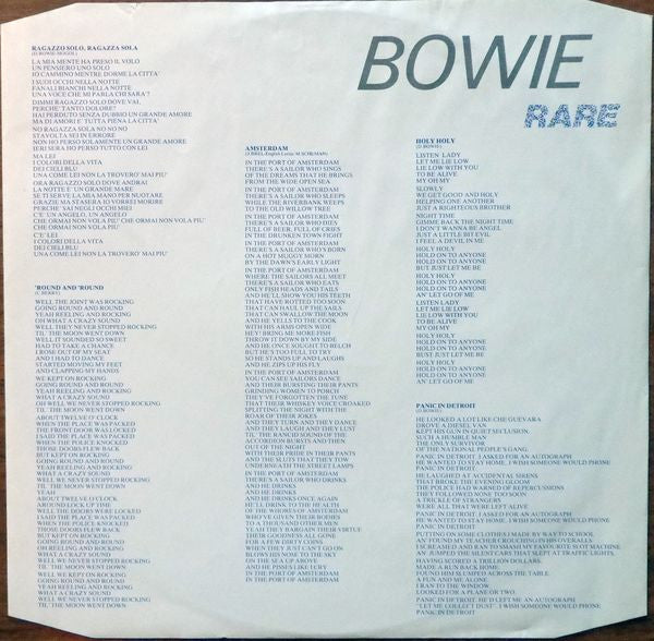 Bowie ~ Rare (Vinyl) - Djungel & Jazz