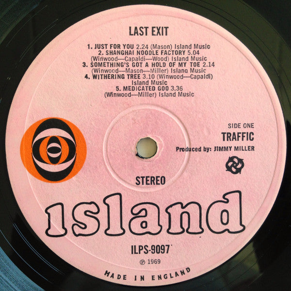 Traffic : Last Exit (LP, Album, Gat)