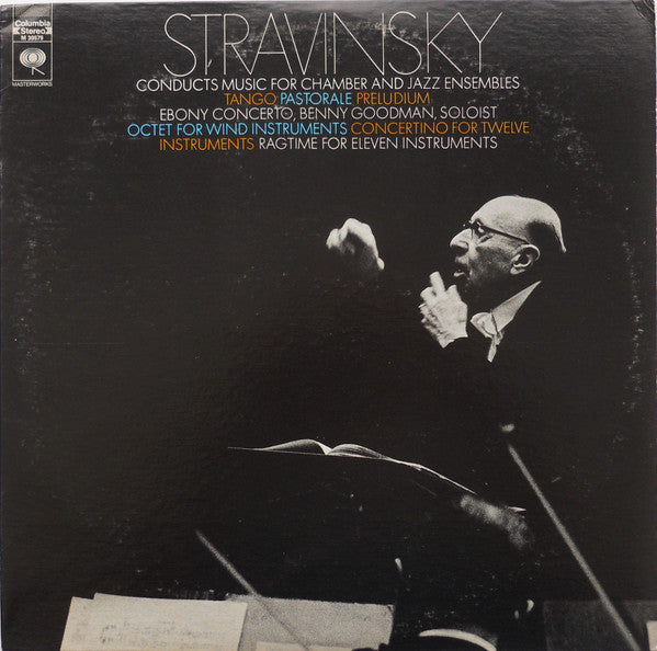 Stravinsky ~ Stravinsky Conducts Music For Chamber And Jazz Ensembles (Vinyl) - Djungel & Jazz